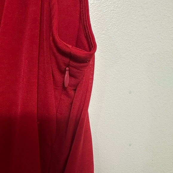 Worthington Red Sleeveless Lace Blouse - Picture 6 of 8